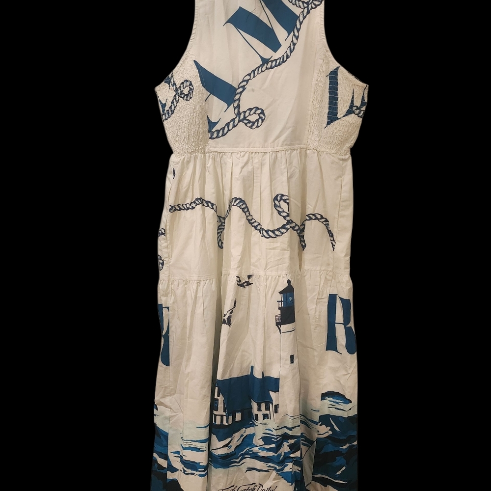 NWT Mauve for Anthropologie cotton dress medium - Picture 8 of 9